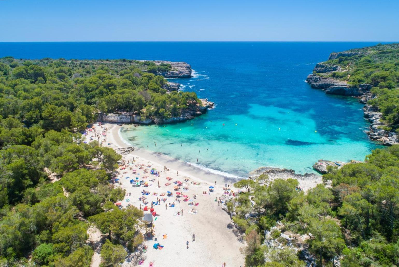 Villa Bini Estrella Es Canutells Bagian luar foto