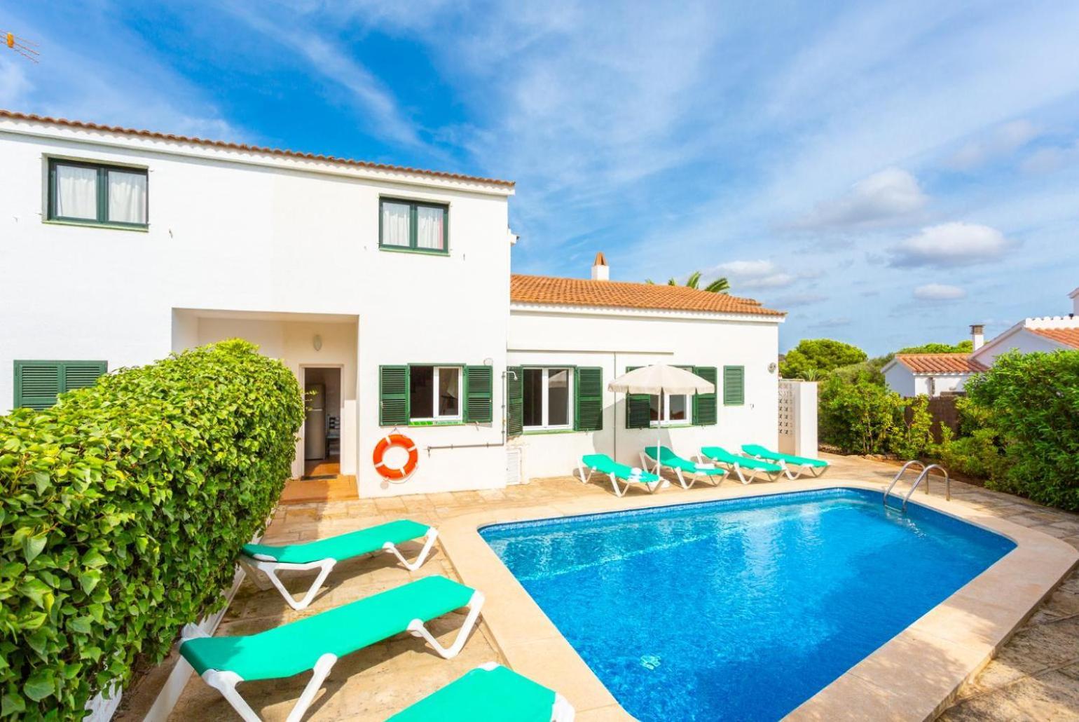 Villa Bini Estrella Es Canutells Bagian luar foto