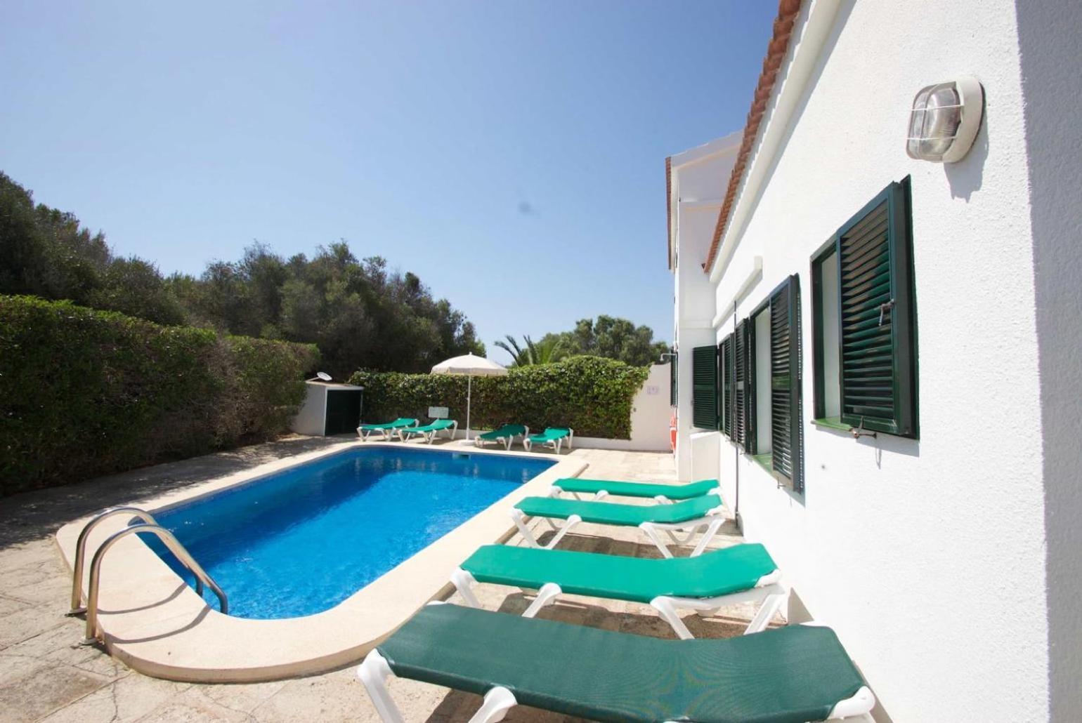 Villa Bini Estrella Es Canutells Bagian luar foto