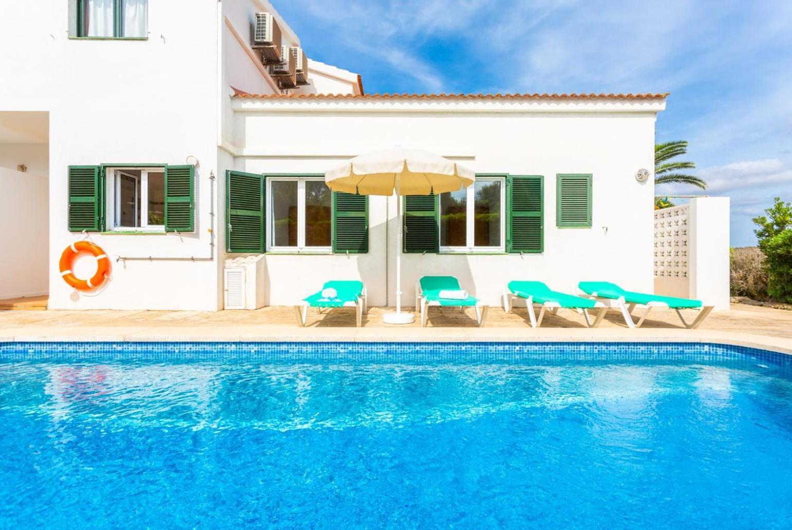 Villa Bini Estrella Es Canutells Bagian luar foto