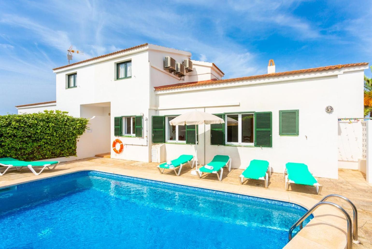 Villa Bini Estrella Es Canutells Bagian luar foto