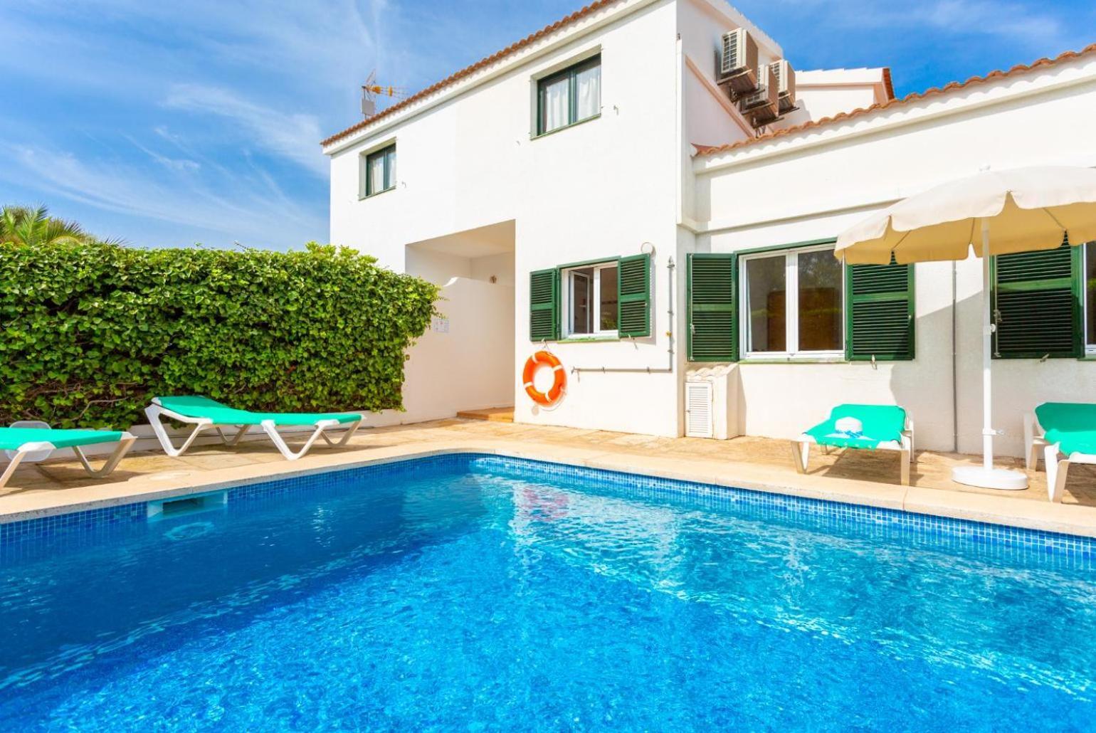 Villa Bini Estrella Es Canutells Bagian luar foto